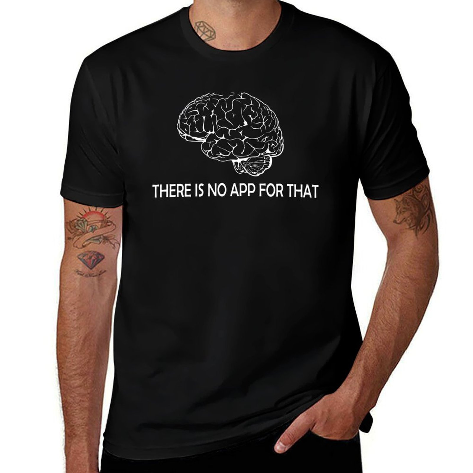 Street Fashion App - ไม่มีแอปสำหรับสิ่งนั้น แล้วก็คือ Brain T-Shirt Street Fashion