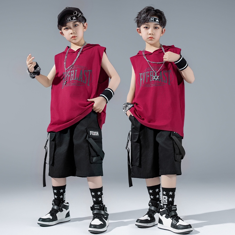 Street Fashion Boy - Street Dance Performance ชุดสําหรับชาย Hip Hop