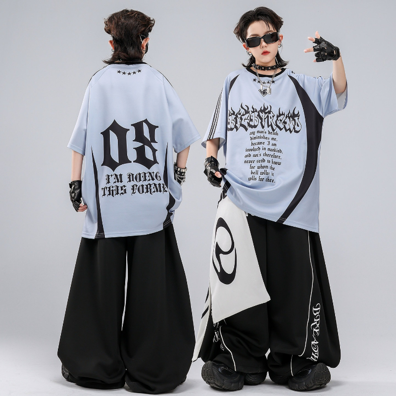 ชุดเสื้อยืดสีแดงฮิปฮอปเคป๊อป ก - Street Fashion Boy บทวิจารณ์และราคา