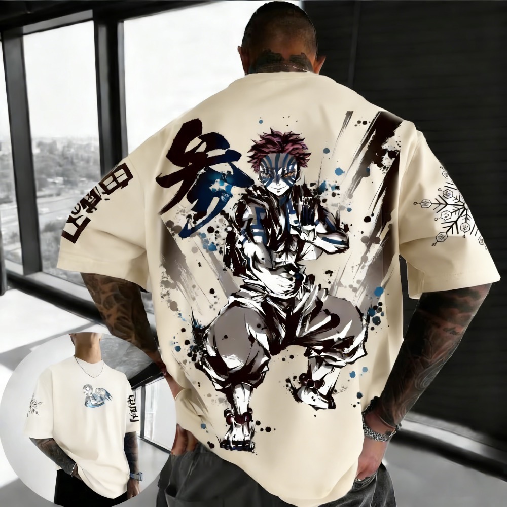 เสื้อยืดลายอนิเมะ Demon Slayer - Street Fashion Kids บทวิจารณ์และราคา