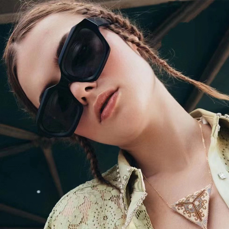 Simple หยาบกรอบแว่นตากันแดดผู้ - Street Fashion Photographers บทวิจารณ์และราคา