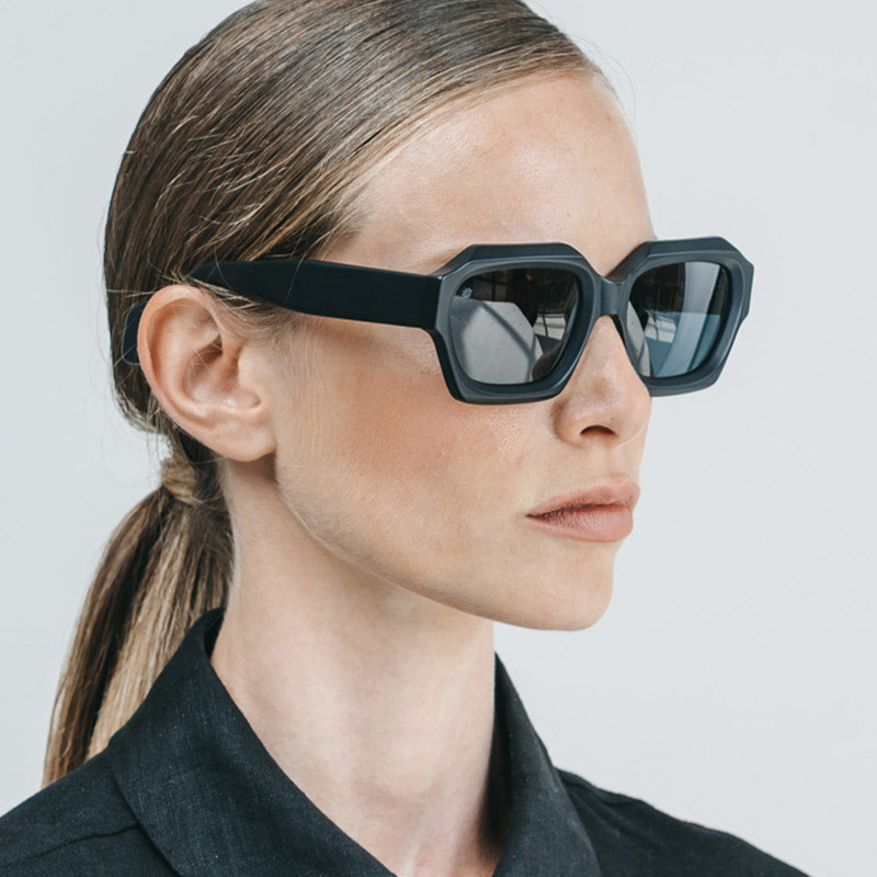 Simple หยาบกรอบแว่นตากันแดดผู้ - Street Fashion Photographers บทวิจารณ์และราคา