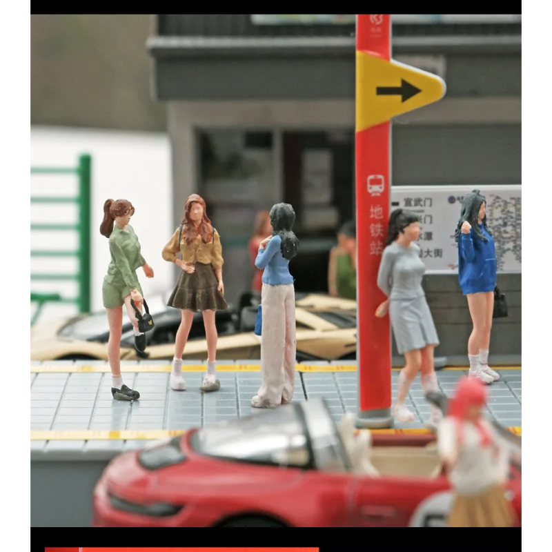 โมเดล 1:64 ของเล่นจิ๋ว DIY อุป - Street Fashion Photographers บทวิจารณ์และราคา