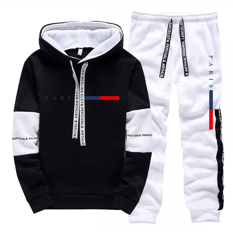 ชุดเซ็ตผู้ชาย/เสื้อฮู้ด/กางเกง - Street Fashion Style บทวิจารณ์และราคา