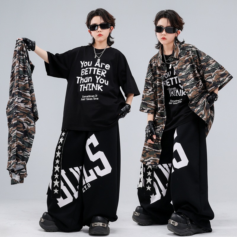 เสื้อผ้าฮิปฮอปใหม่สำหรับเด็กผู - Street Fashion Boy บทวิจารณ์และราคา